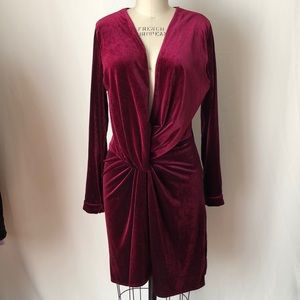 Velvet Twist Dress